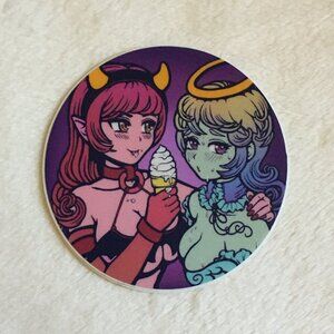 5/$25 Retro 90s 'Devils and Angels' Sticker